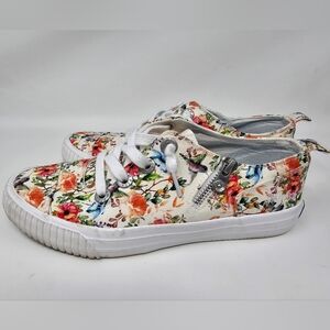 Blowfish Malibu Women's Floral Print Sneakers Size 7